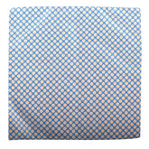 Light Blue & Brown Bold Dot Pocket Square 31cm